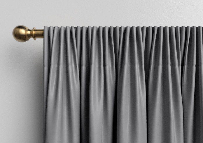Shima Faux Silk, Platinum - Made to Measure Curtains - Image 9